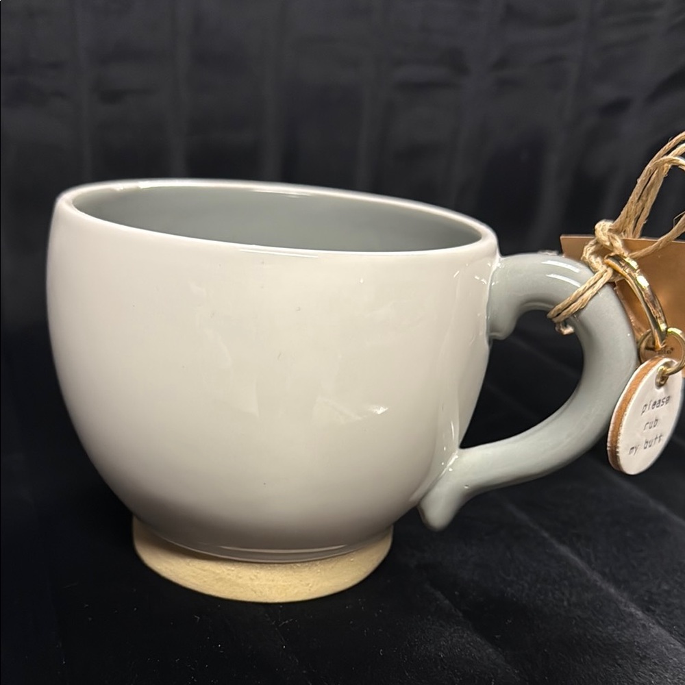 New Mud Pie Attention Seeker 17 oz Dog Mug and Tag set - Picture 6 of 8